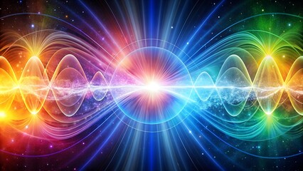 The Unseen Flow of Energy: A Visual Representation of the Electromagnetic Spectrum  Generative AI