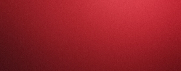 Fototapeta premium Red Gradient Textured Background with Grain Effect. Grainy Noise Banner