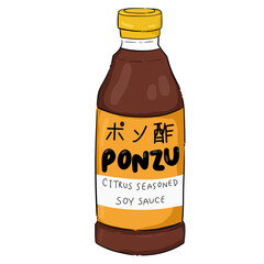 bottle of ponzu