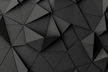 Obraz premium A black backdrop with a subtle gray triangle pattern, symbolizing movement and energy, resonating with the brand's athletic identity