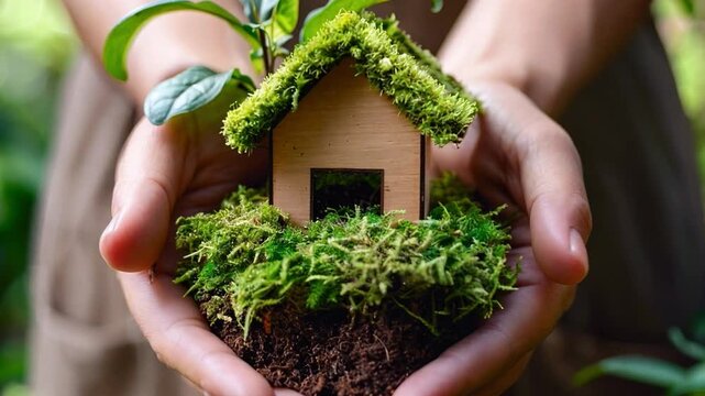 graspable, environmentally friendly green home idea.