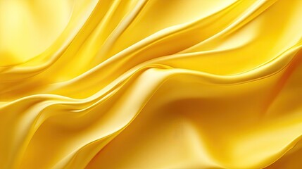 Fototapeta premium Fresh 3D golden yellow background with smooth gradients and soft lighting, creating a refreshing and rejuvenating effect.