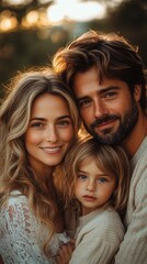 Fototapeta premium Family Joy: Serene Moments in the Park