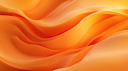 Fresh 3D orange background with soft hues and smooth textures, creating a refreshing and uplifting effect.