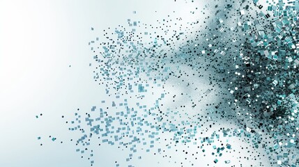 Obraz premium Abstract Digital Explosion