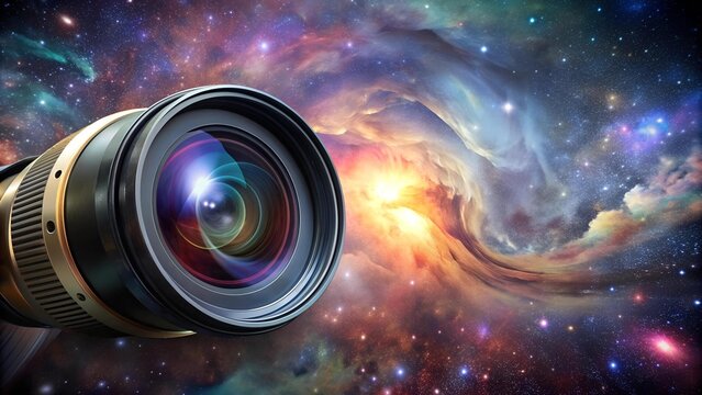 Cosmic Camera Lens: A Starry Perspective  generative AI