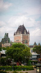 Obraz premium Colorful picture of Château Frontenac in Quebec