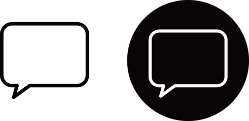 吹き出しのアイコン
