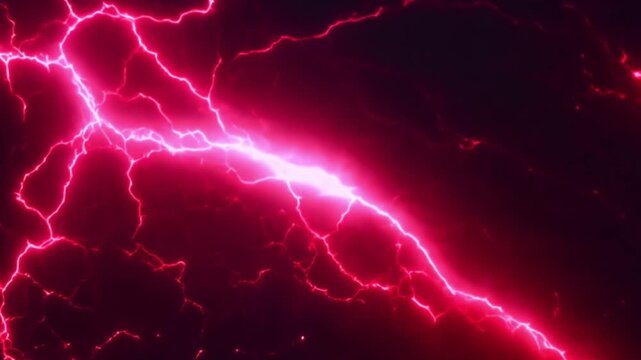 red lightning strikes black background , footage, 4k footage, videos, video clip, slow motion, 4K, short video