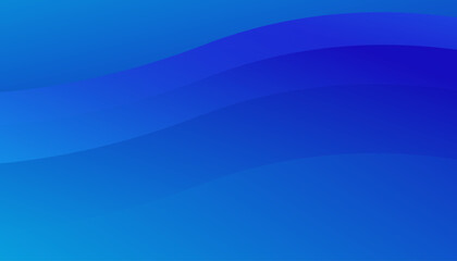 Minimal blue geometric background. Dynamic shapes composition. Vector illustration