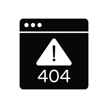 404 Error vector icon
