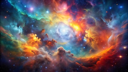 Cosmic Canvas: A Symphony of Stars and Nebulae  generative AI