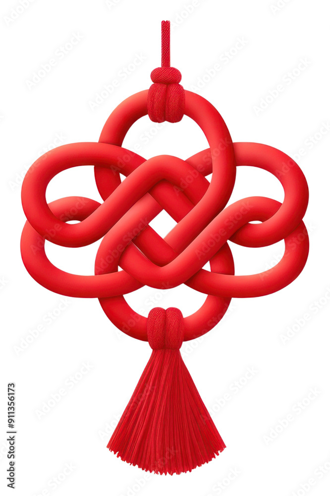 Poster png knot decoration hanging pattern.