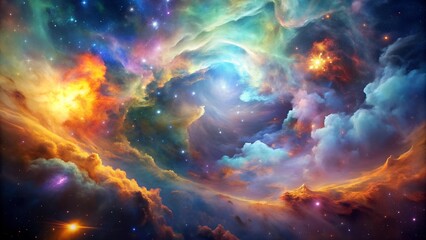 Cosmic Symphony: A Journey Through Nebulae  Generative AI