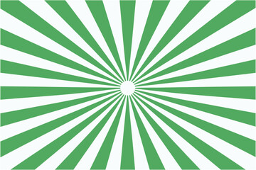 Green sunburst abstract background, Green and white sunburst retro background, Sunburst vector element, Green and white vintage retro sunburst abstract background