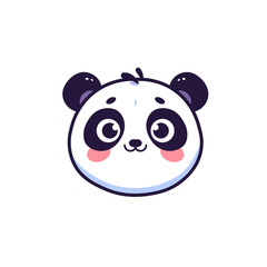 Adorable Panda Vector Illustration