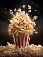 Popcorn Background for Banner or Poster.