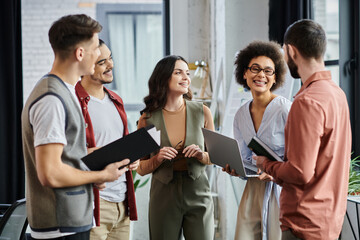 Colleagues share light moments amid a challenging time.
