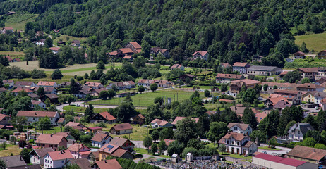 le village de Bussang dans les Vosges