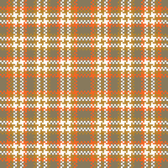 Tartan Plaid Pattern Seamless. Classic Scottish Tartan Design. Template for Design Ornament. Seamless Fabric Texture. Vector Illustration