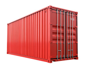 A container isolated on white transparent background