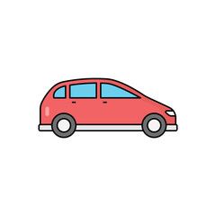 Fototapeta premium Car vector icon