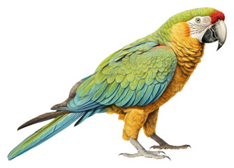Fototapeta premium PNG Parrot drawing animal bird.