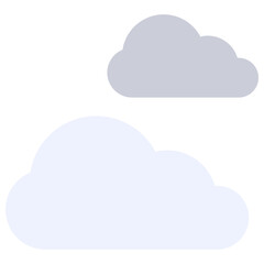 Fototapeta premium cloud flat icon