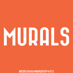 modern and elegant alphabet font vector