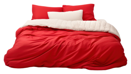 PNG Bed blanket pillow furniture.