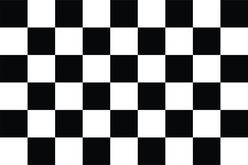 black and white checkers pattern