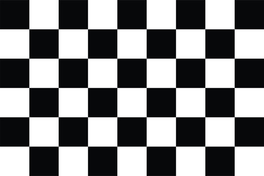 black and white checkers pattern