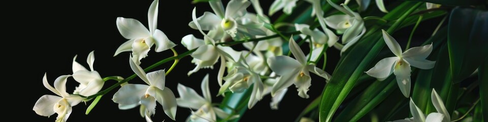 Obraz premium Dendrobium Black Cat Orchid Species