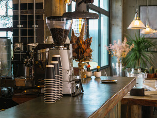 カフェのカウンター