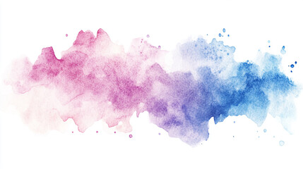 Obraz premium Abstract watercolor background with soft pastel tones Water color on white background