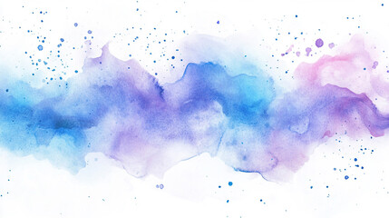 Obraz premium Abstract watercolor background with soft pastel tones Water color on white background