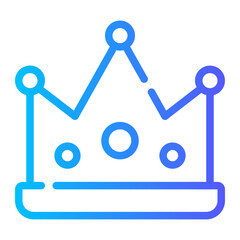 crown gradient icon