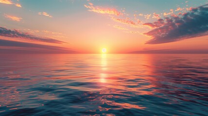 Obraz premium sunset over the sea