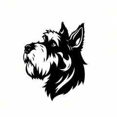 Obraz premium simple dog logo