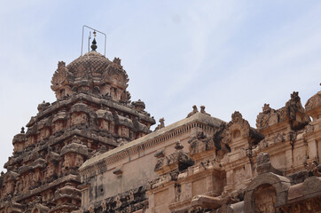 A thousand year old Airavatesvara Temple temple at Kumbakonam.