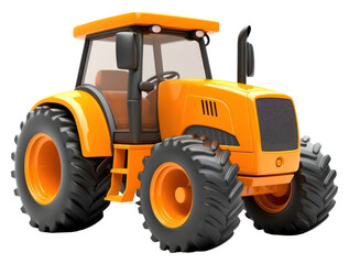 Obraz premium PNG Tractor vehicle transportation.