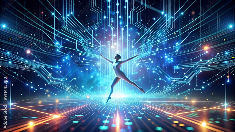 Poster Quantum Leap: The Dance of Data  Generative AI