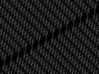 Black metal texture steel background. Perforated metal sheet.