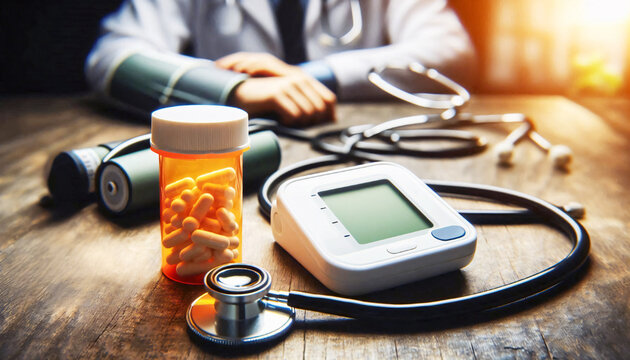 pills tablets blood pressure monitor hypertension treatment control prevention healthcare