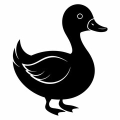 Duck Black silhouette