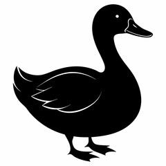 Duck Black silhouette