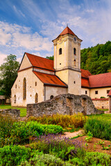 The Carthusian monastery in the village of Červený Kláštor at the foot of the Pieniny Mountains in Slovakia