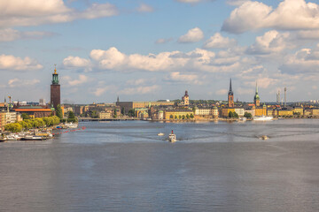 Obraz premium Panoramic view of the city of Stockholm, Sweden