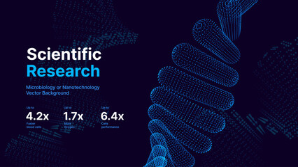 Abstract DNA Molecule Colorful Neon Lights Helix Spiral Wave Background. Medical Science Concept, Genetic Biotechnology, Chemistry Biology, DNA Gene. Science Education Event BG. Vector Illustration.