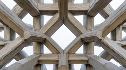 A striking honeycomb-shaped architectural feature contrasts with the surrounding contemporary buildings, showcasing innovative design in a vibrant urban environment